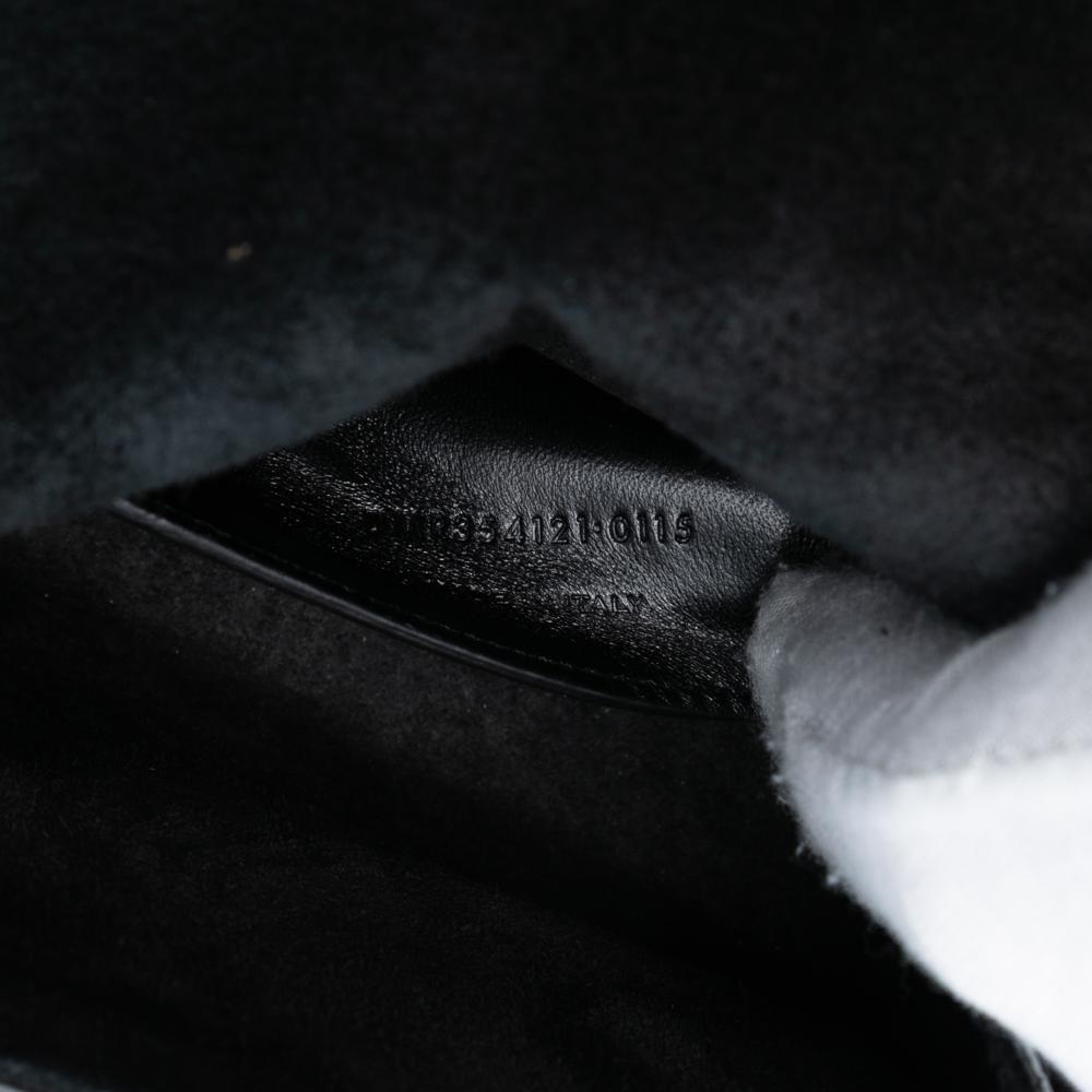 Saint Laurent AB Saint Laurent Black Patent Leather Leather Small Patent Monogram Kate Crossbody Italy