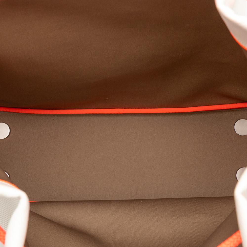 Louis Vuitton B Louis Vuitton White Canvas Fabric Damier Geant LV Cup Volunteer Bag France