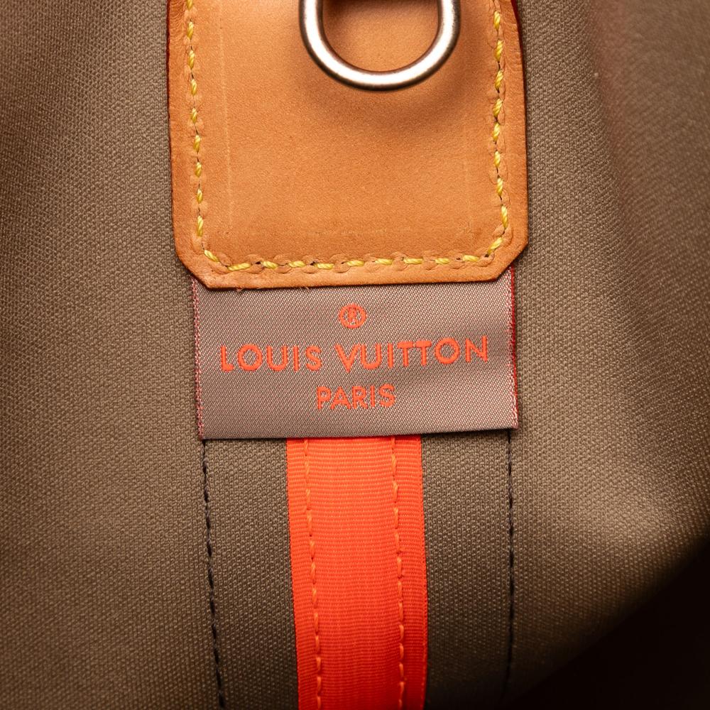 Louis Vuitton B Louis Vuitton White Canvas Fabric Damier Geant LV Cup Volunteer Bag France