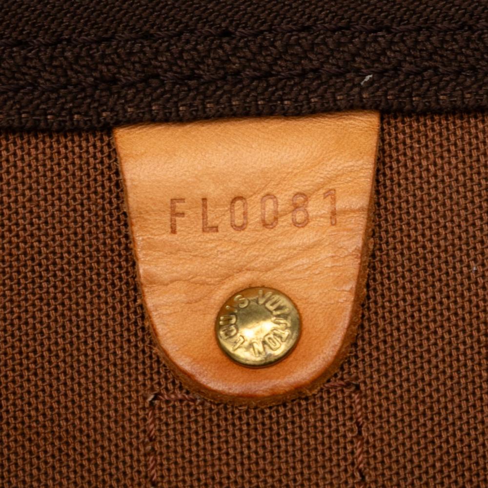 Louis Vuitton B Louis Vuitton Brown Monogram Canvas Fabric Monogram Keepall 45 France