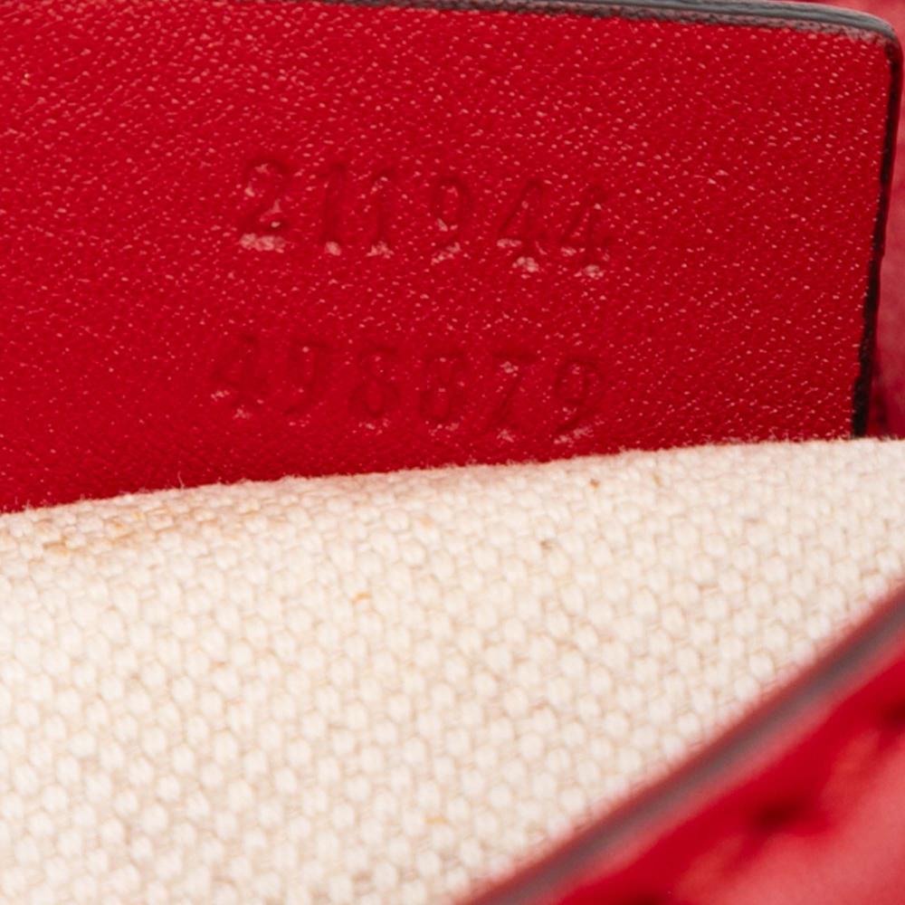 Gucci B Gucci Brown Beige with Red Canvas Fabric Medium GG Sukey Tote Italy