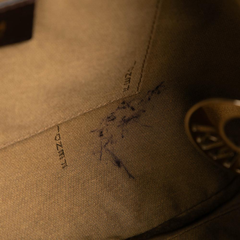 Fendi B Fendi Brown Canvas Fabric Zucca Chef Crossbody Italy