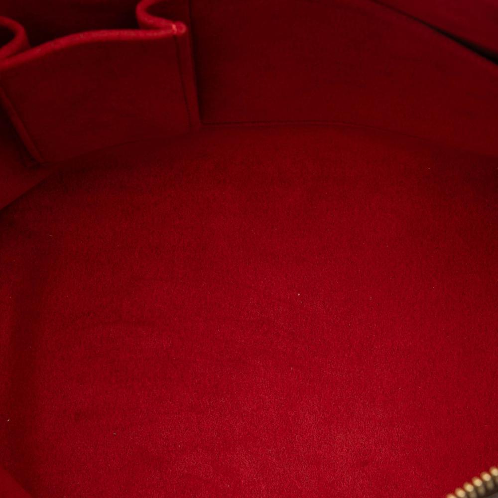 Louis Vuitton AB Louis Vuitton Brown Damier Canvas Fabric Damier Ebene Saleya PM France