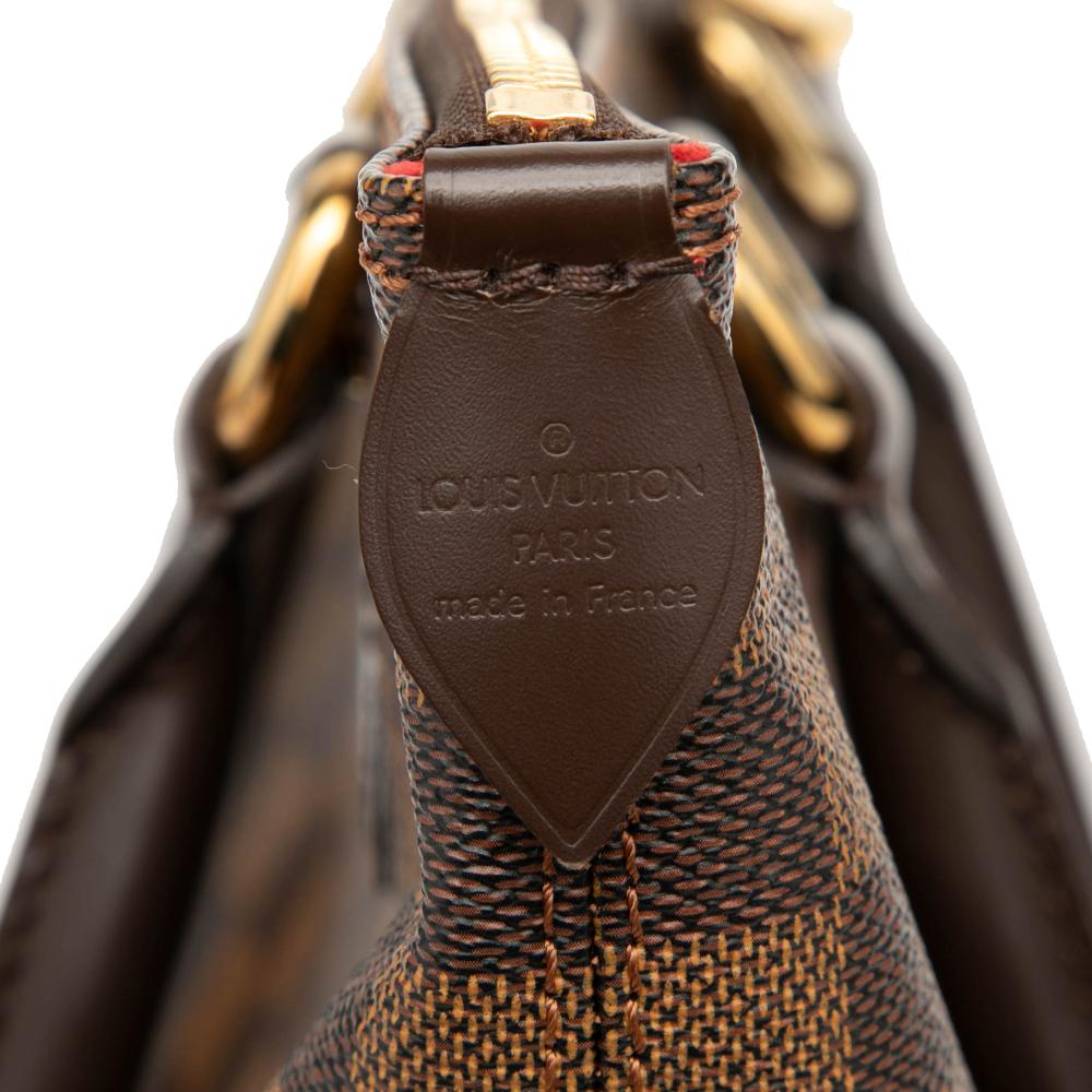 Louis Vuitton AB Louis Vuitton Brown Damier Canvas Fabric Damier Ebene Saleya PM France