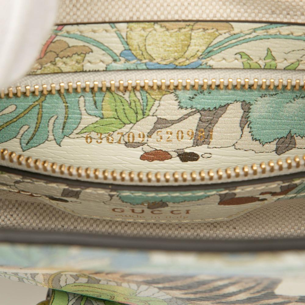 Gucci AB Gucci Blue Calf Leather Small skin Tiger Jackie 1961 Crossbody Italy