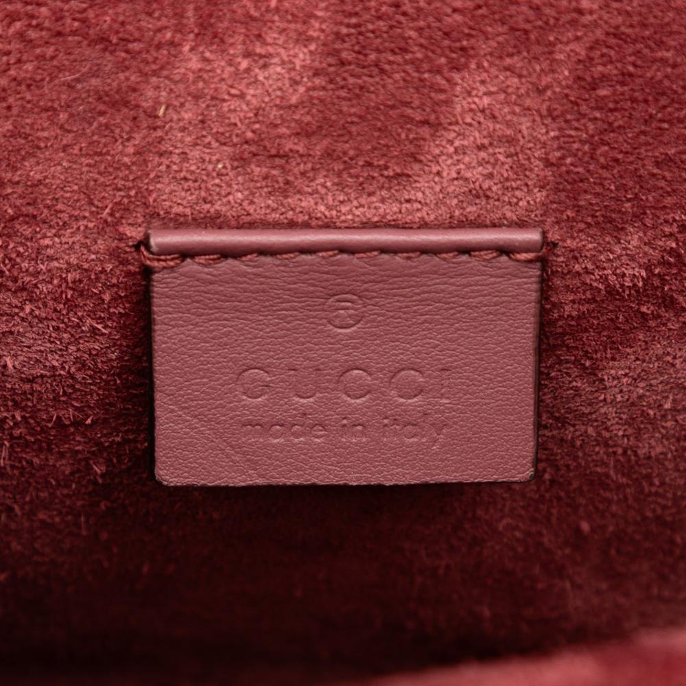 Gucci AB Gucci Brown Beige Coated Canvas Fabric Small GG Supreme Blooms Dionysus Crossbody Italy