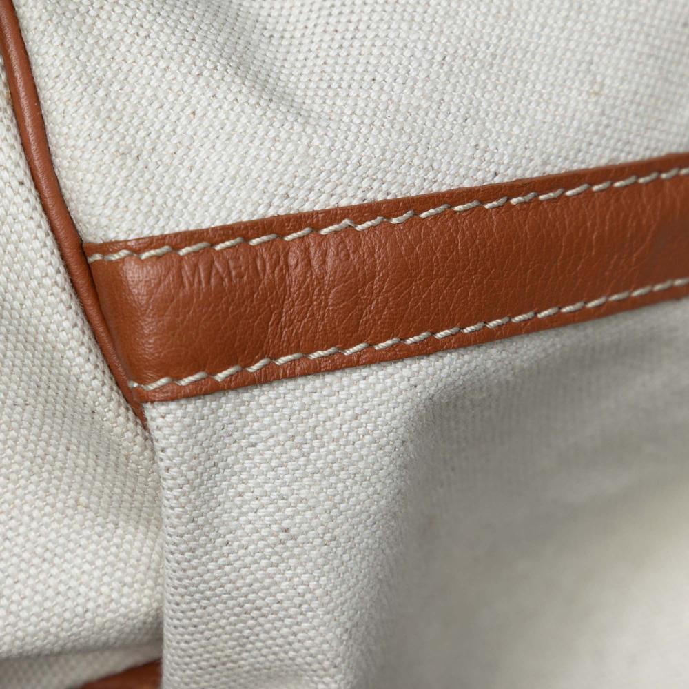 Goyard AB Goyard Blue Navy Coated Canvas Fabric Goyardine Reversible Belharra Tote France