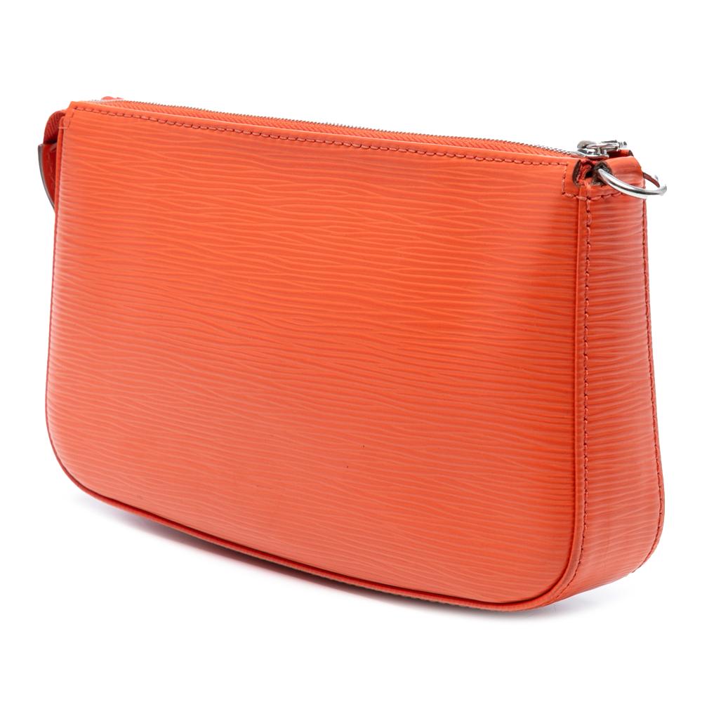 Louis Vuitton B Louis Vuitton Orange Epi Leather Leather Epi Pochette Accessoires France