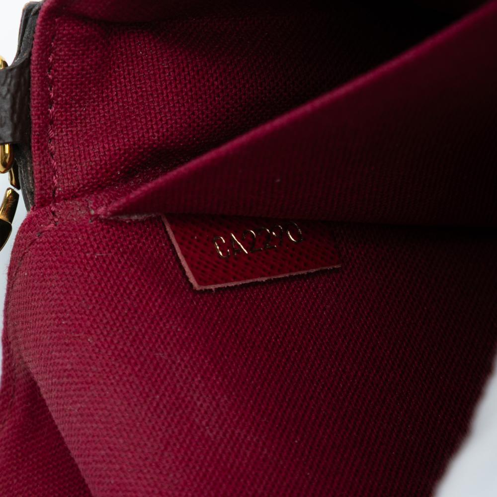 Louis Vuitton AB Louis Vuitton Brown Monogram Canvas Fabric Monogram Pochette Felicie Spain