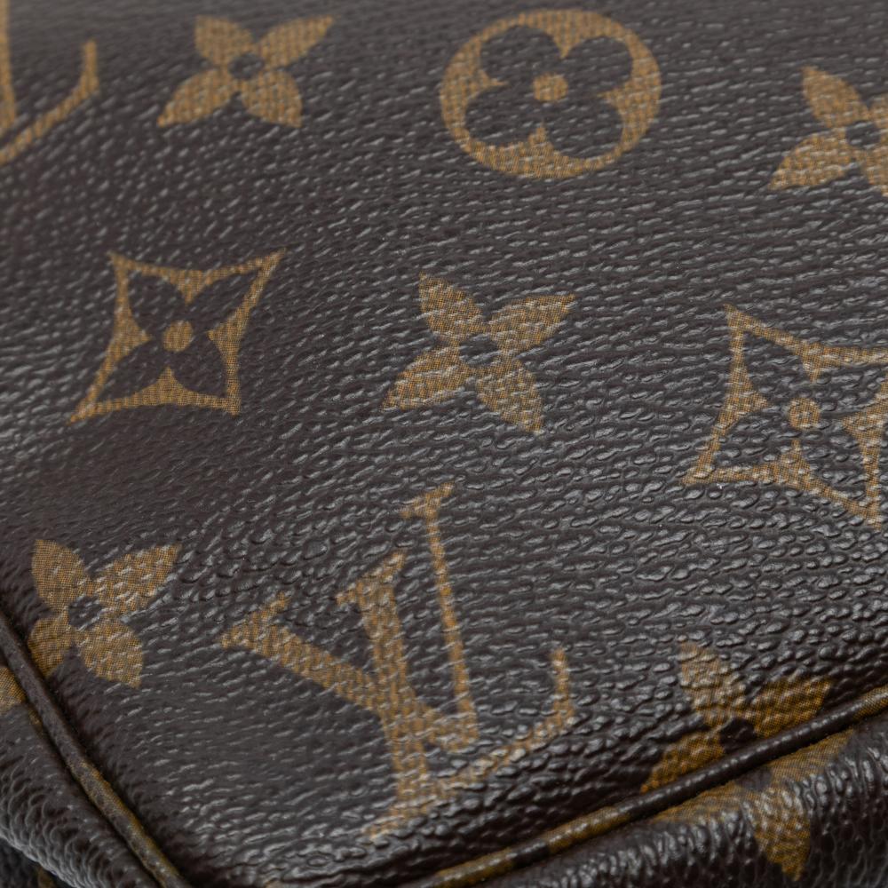 Louis Vuitton B Louis Vuitton Brown Monogram Canvas Fabric Monogram Pochette Accessoires Spain