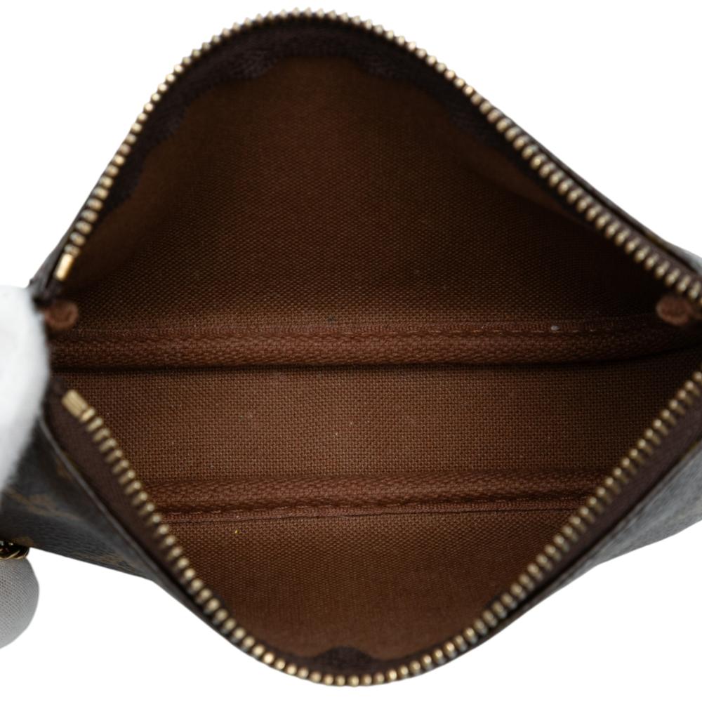 Louis Vuitton B Louis Vuitton Brown Monogram Canvas Fabric Monogram Mini Pochette Accessoires France