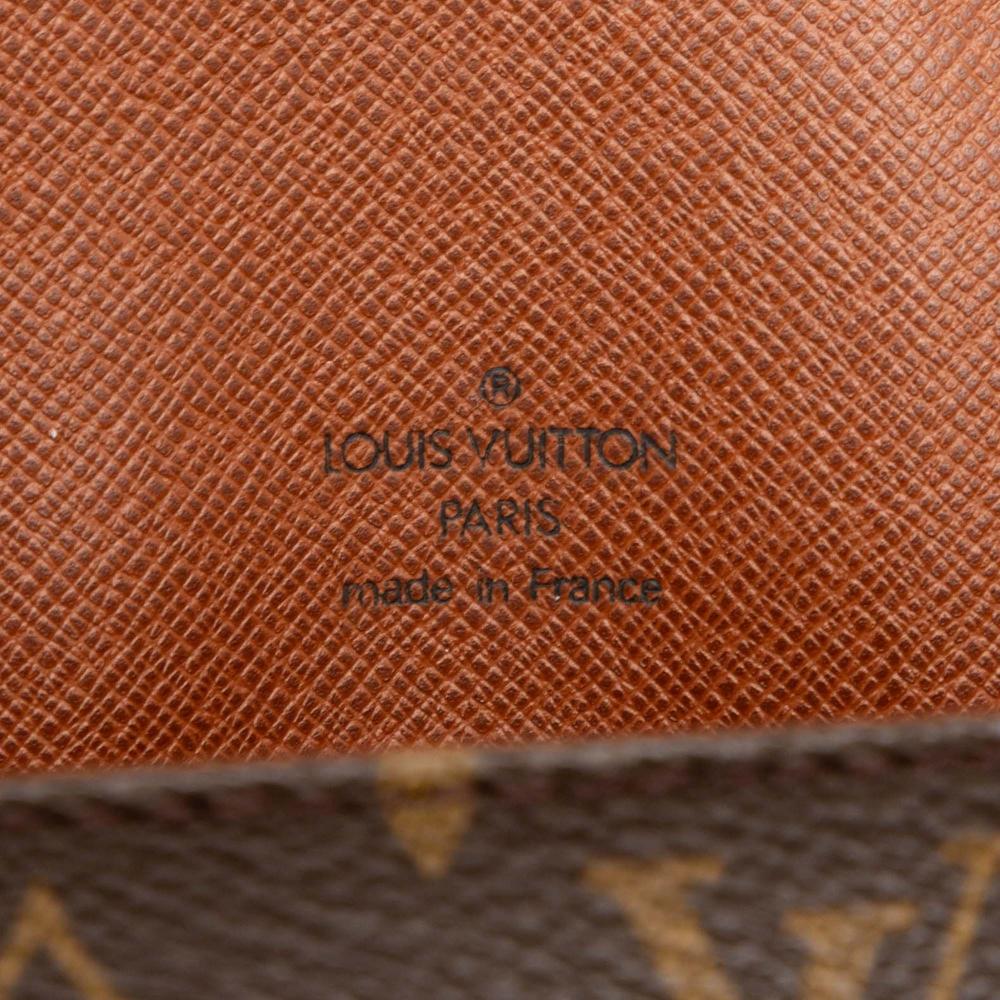Louis Vuitton B Louis Vuitton Brown Monogram Canvas Fabric Monogram Musette Tango Short Strap France