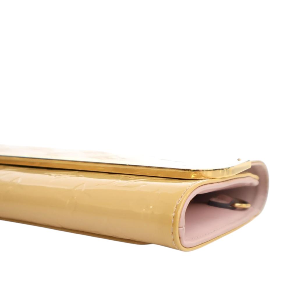 Louis Vuitton AB Louis Vuitton Yellow Vernis Leather Leather Monogram Vernis Rossmore MM France