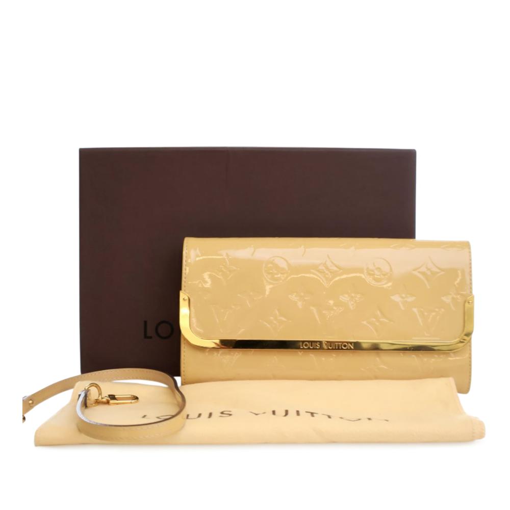 Louis Vuitton AB Louis Vuitton Yellow Vernis Leather Leather Monogram Vernis Rossmore MM France