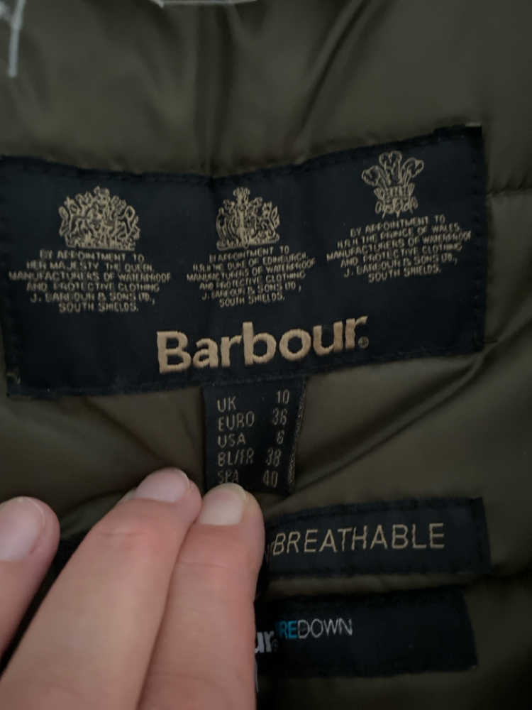 Barbour Fibredown