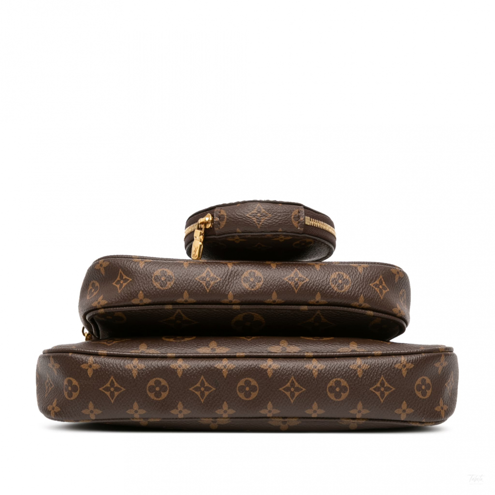 Louis Vuitton Multi Pochette Accessoires Canvas Pouch Bag Monogram