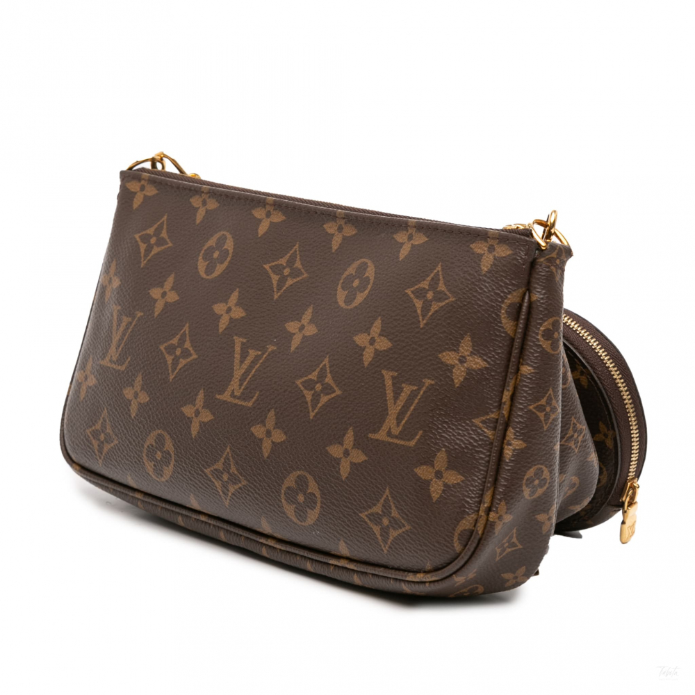 Louis Vuitton Multi Pochette Accessoires Canvas Pouch Bag Monogram