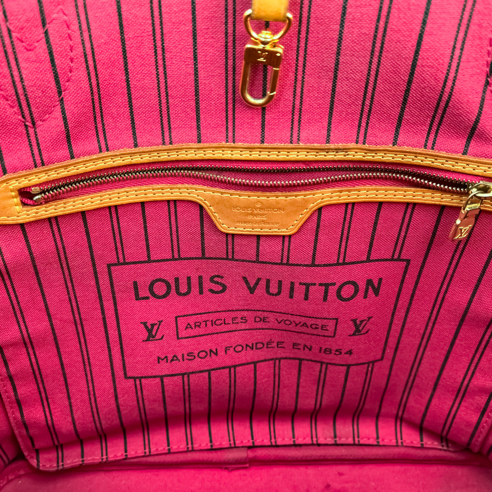 Louis Vuitton Neverfull MM Canvas Pre-2013 Shopper Shoulder Bag Monogram
