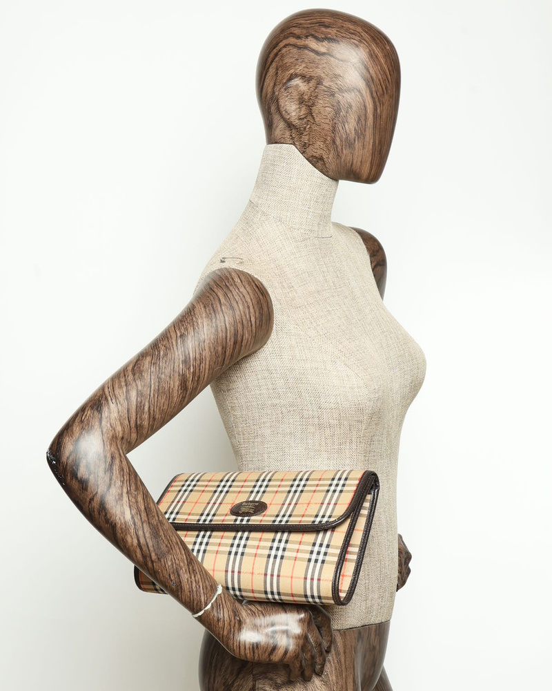 Burberry Nova Check Clutch Bag