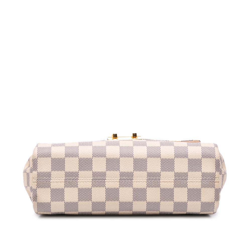 Louis Vuitton AB Louis Vuitton White Damier Canvas Canvas Damier Azur Croisette France