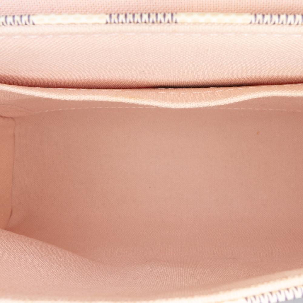 Louis Vuitton AB Louis Vuitton White Damier Canvas Canvas Damier Azur Croisette France