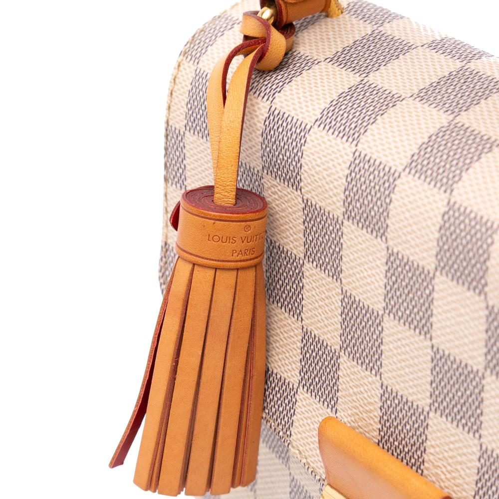 Louis Vuitton AB Louis Vuitton White Damier Canvas Canvas Damier Azur Croisette France