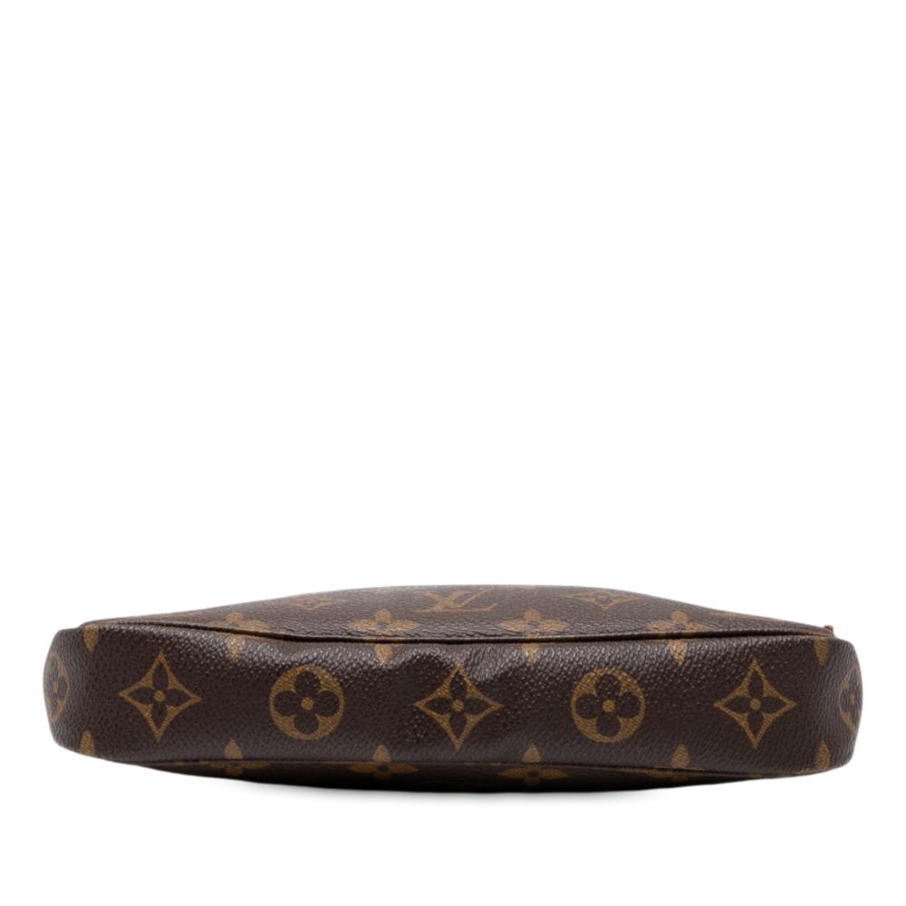 Louis Vuitton B Louis Vuitton Brown Monogram Canvas Fabric Monogram Pochette Accessoires France
