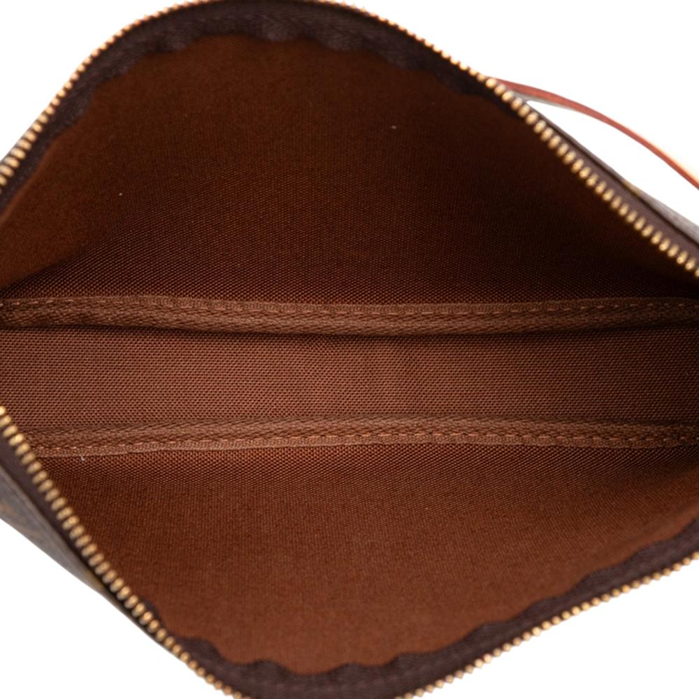 Louis Vuitton B Louis Vuitton Brown Monogram Canvas Fabric Monogram Pochette Accessoires France