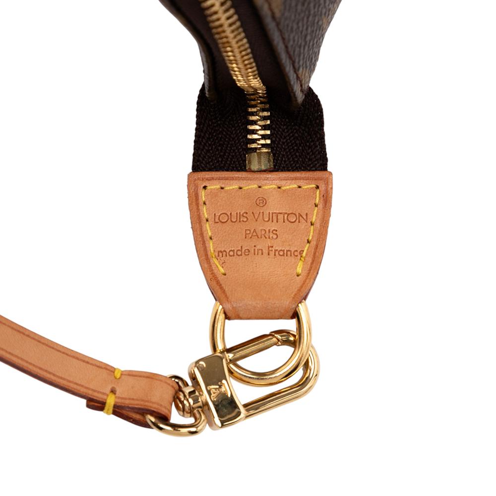 Louis Vuitton B Louis Vuitton Brown Monogram Canvas Fabric Monogram Pochette Accessoires France