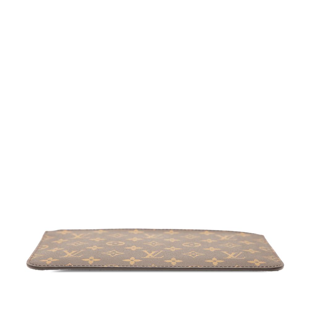 Louis Vuitton AB Louis Vuitton Brown Monogram Canvas Fabric Monogram Neverfull Pouch Spain