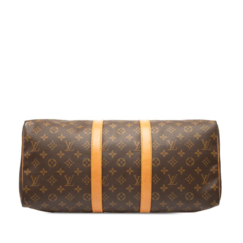 Louis Vuitton B Louis Vuitton Brown Monogram Canvas Fabric Monogram Keepall 45 France