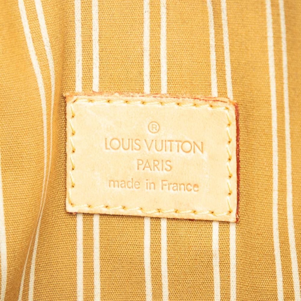 Louis Vuitton B Louis Vuitton Brown Canvas Fabric Antigua Sac Rabat Bag France
