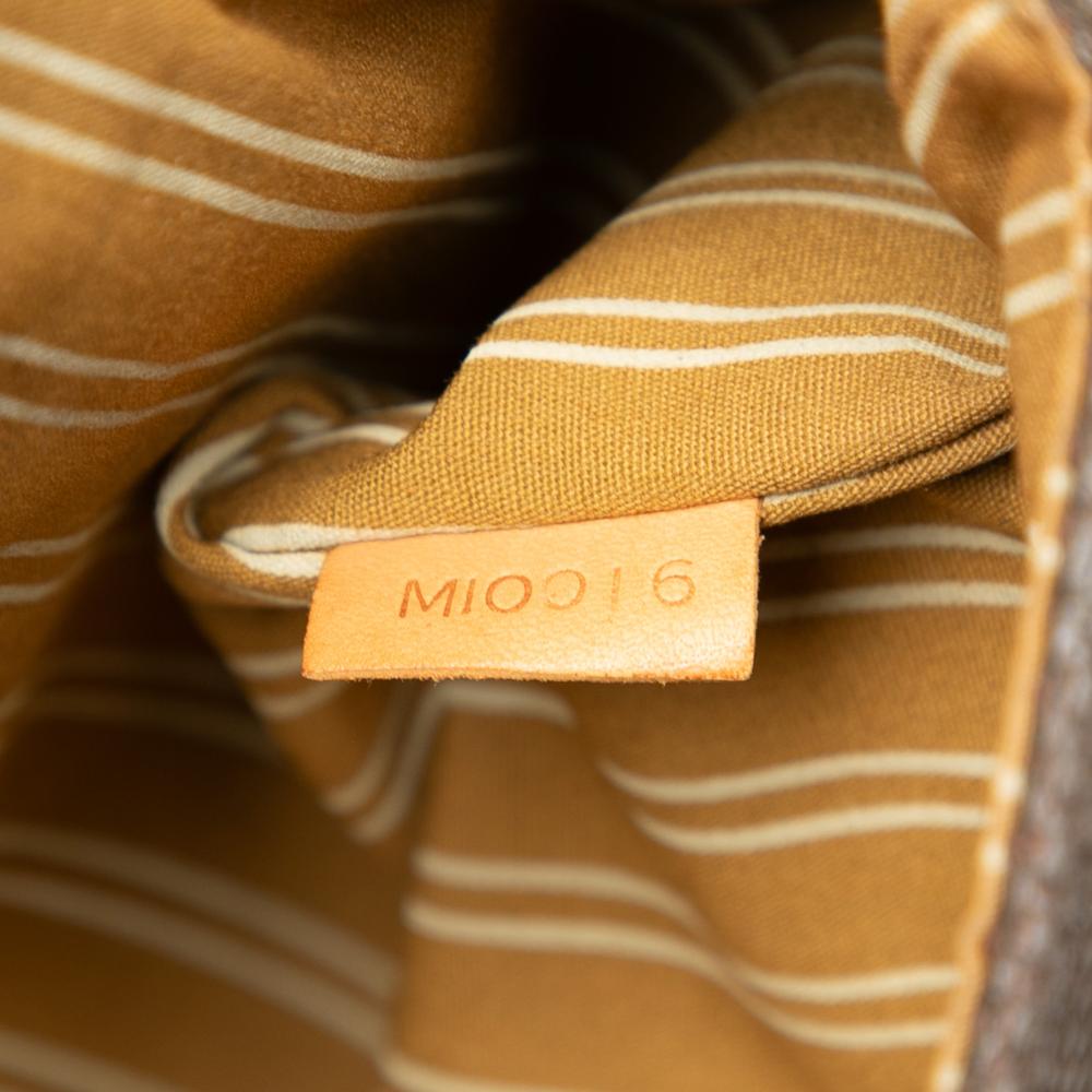 Louis Vuitton B Louis Vuitton Brown Canvas Fabric Antigua Sac Rabat Bag France