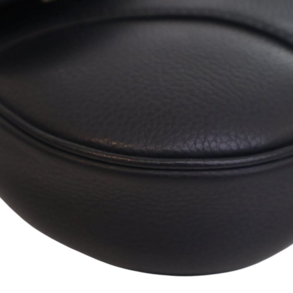 Christian Dior B Dior Blue Navy Calf Leather Grained skin Saddle Crossbody Italy