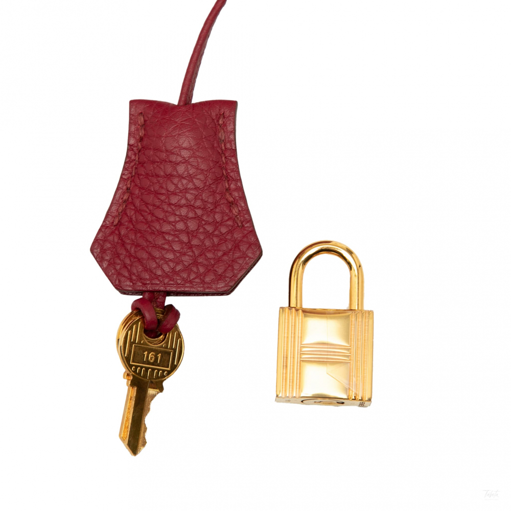 Hermès Birkin 35 Togo Leather Top-handle Bag Rouge Casaque