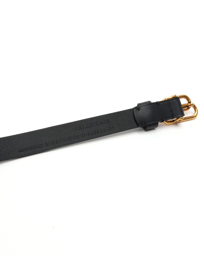 Balenciaga BB Leather Belt, size 80