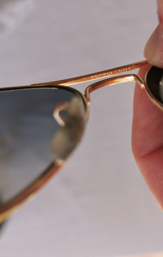 Ray-Ban Aviatior Blue Gradient