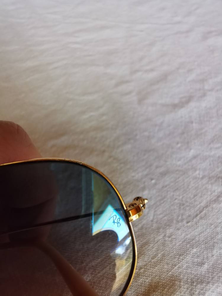 Ray-Ban Aviatior Blue Gradient