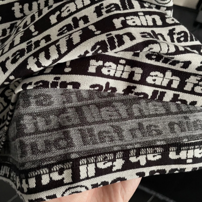 Stussy x CPFM Cactus Jacquard Crew T-Shirt black/white (SS22) - Size L