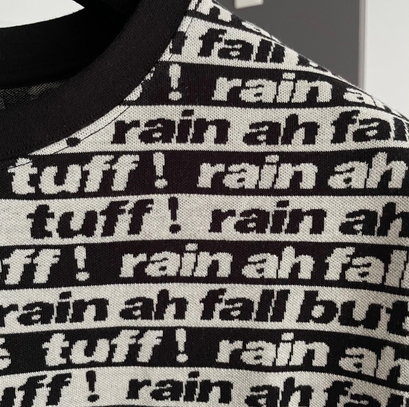 Stussy x CPFM Cactus Jacquard Crew T-Shirt black/white (SS22) - Size L