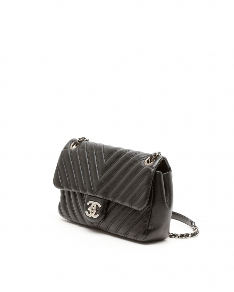 Chanel Medium Chevron Single Flap Bag