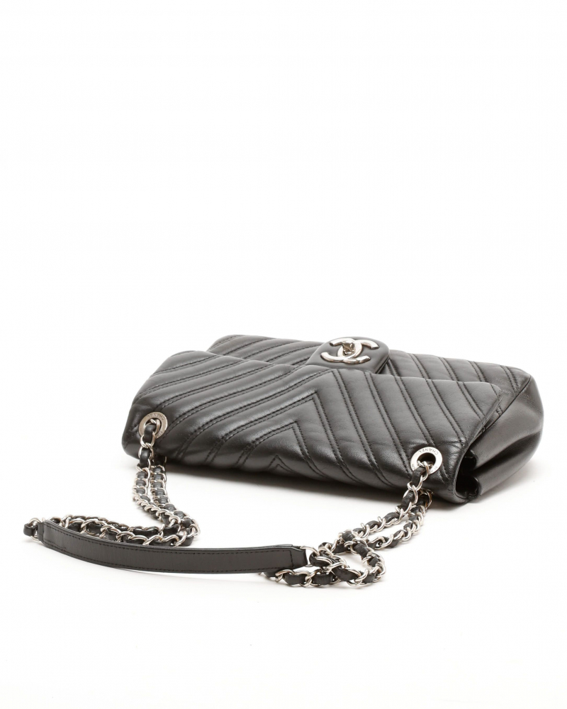 Chanel Medium Chevron Single Flap Bag