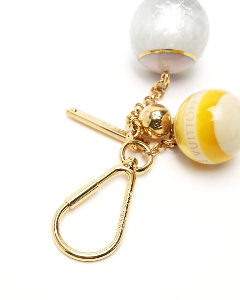 Louis Vuitton Bijou Sac Mini Lin Croquette Bag Charm