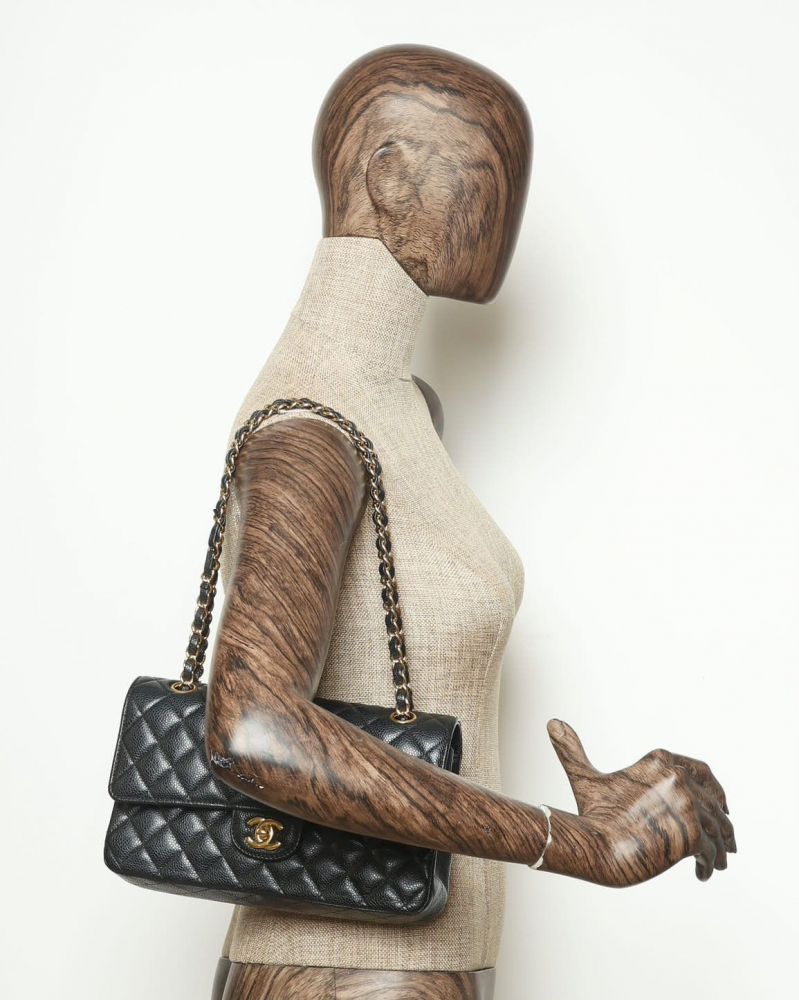 Chanel Classic Medium Caviar Double Flap Bag