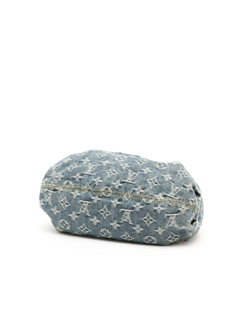 Louis Vuitton Monogram Denim Pleaty Handbag