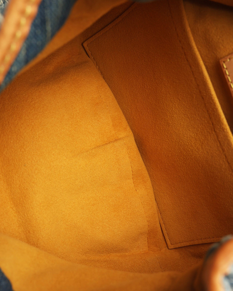 Louis Vuitton Monogram Denim Pleaty Handbag