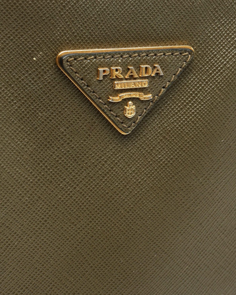 Prada Large Saffiano Lux Galleria Double Zip Bag