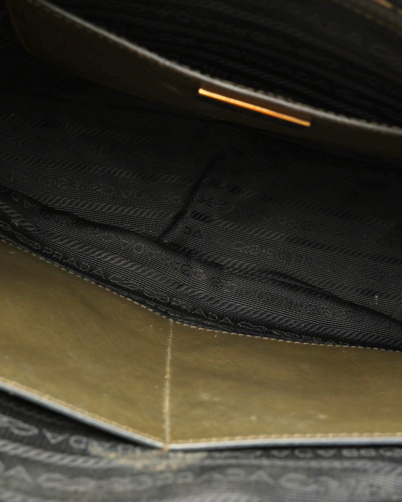 Prada Large Saffiano Lux Galleria Double Zip Bag