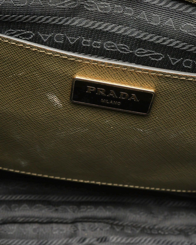 Prada Large Saffiano Lux Galleria Double Zip Bag