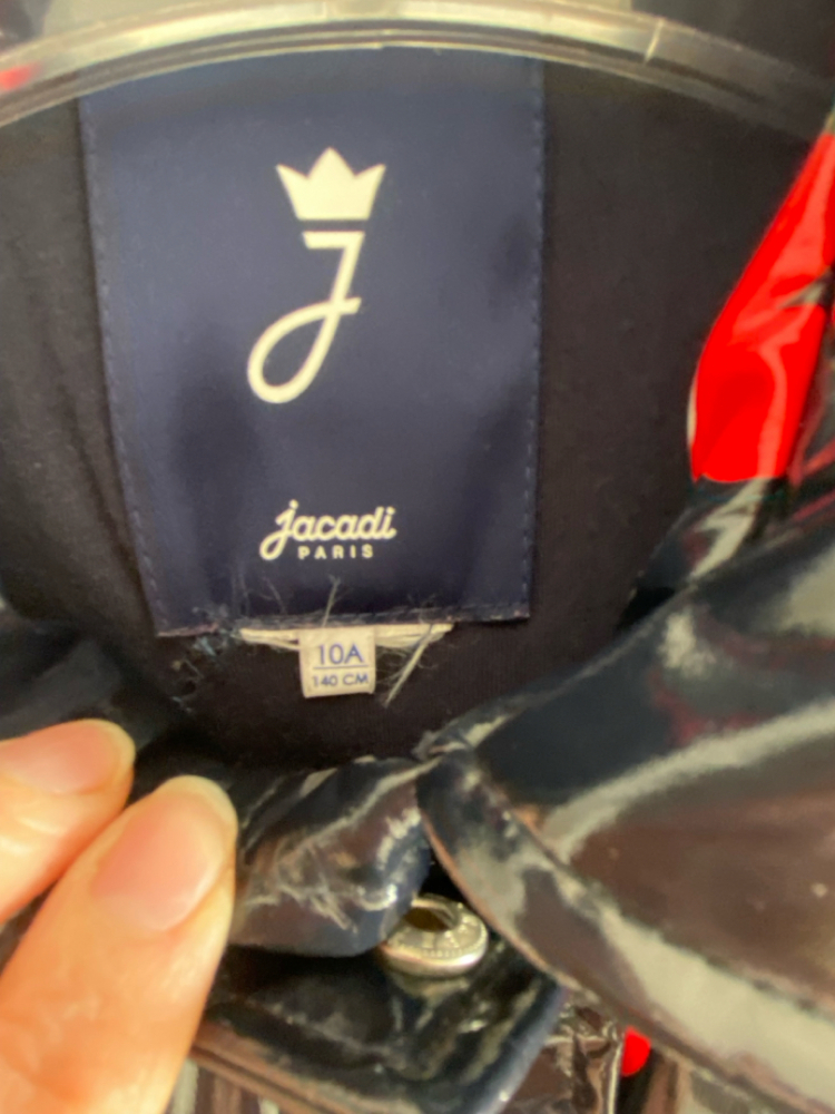 Jacadi Veste de pluie en aspect laqué
